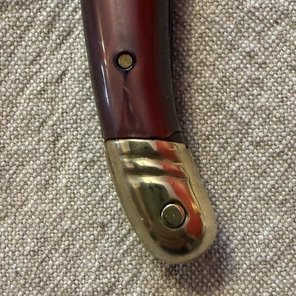 Jean Dubost laguiole steak knives Vintage Very Rare Brass - Picture 5 of 9